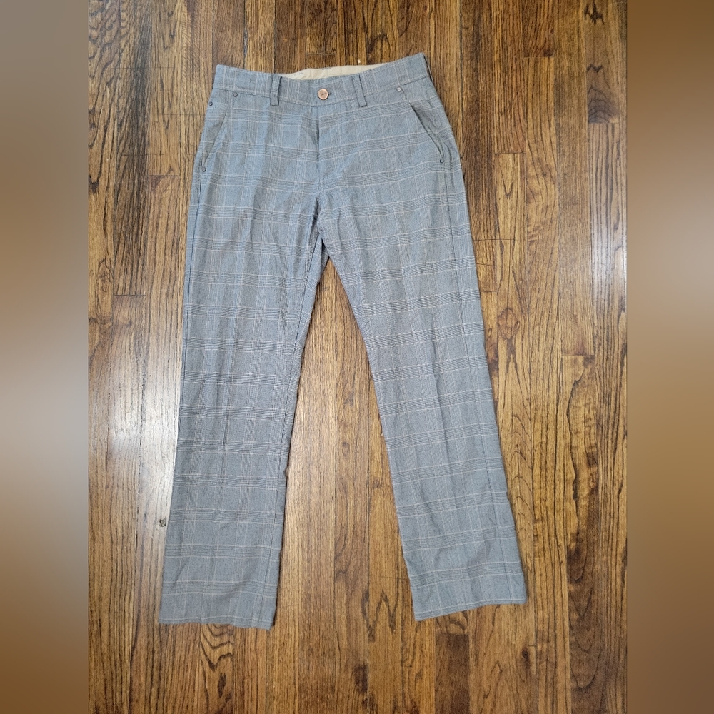 2011 Zara Men's Plaid Pants - 32" Waist X 30" Inseam
